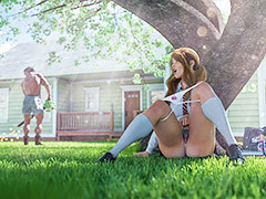 I can feel the slimy cum still inside..